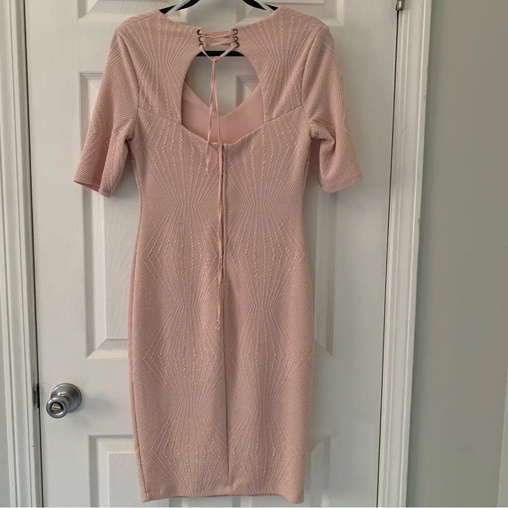 Pink Bodycon Dress - Picture 2 of 7
